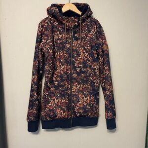 Roxy Multicolor Floral Bomber Jacket